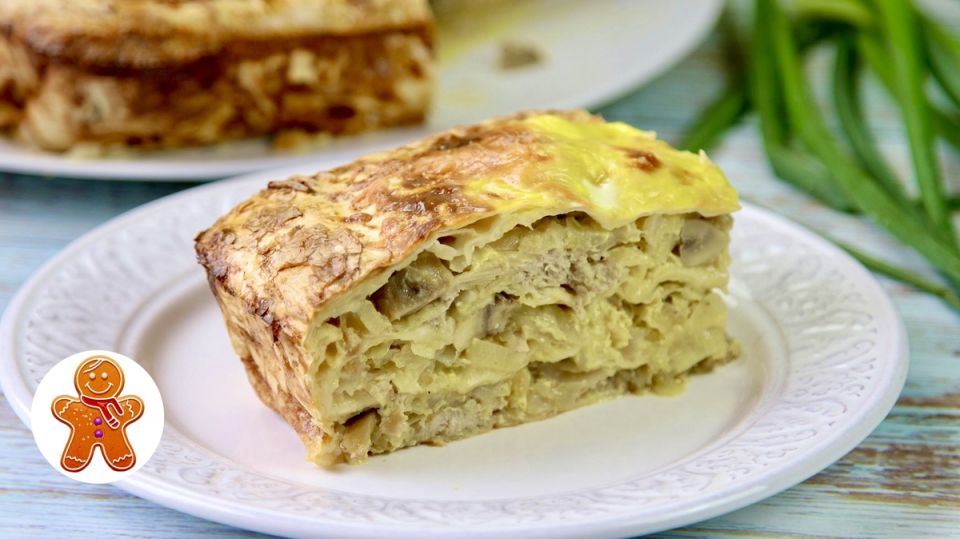 Слоеная запеканка в лаваше: свыше вкусного обеда