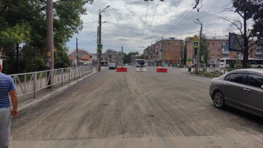 На улице Гагарина частично открыли движение транспорта