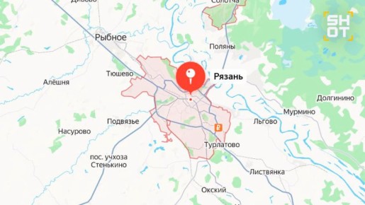 Около 8 взрывов прогремело над Рязанью