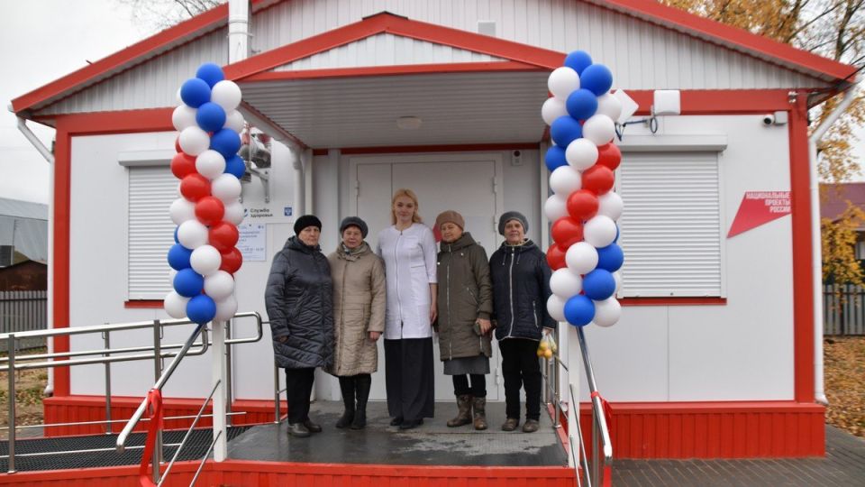 1 ноября открыли новое здание фельдшерско-акушерского пункта в деревне Полково