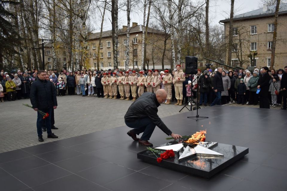 В обновленном парке в поселке Лесном Шиловского района зажгли Вечный огонь В обновленном парке в поселке Лесном Шиловского района зажгли Вечный огонь