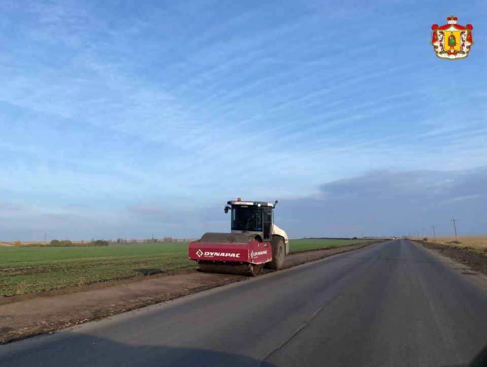 В Кораблинском округе завершается ремонт трассы Пехлец-Кораблино-Скопин протяженностью более 26 км