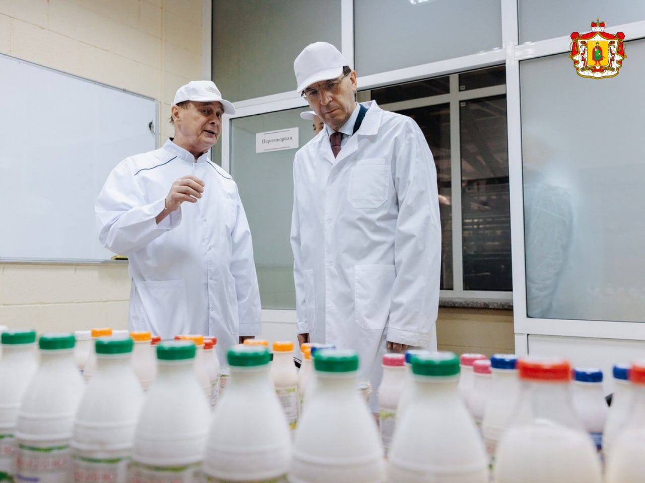 Полпред Президента России Игорь Щёголев посетил агропромышленное предприятие в Рыбновском районе