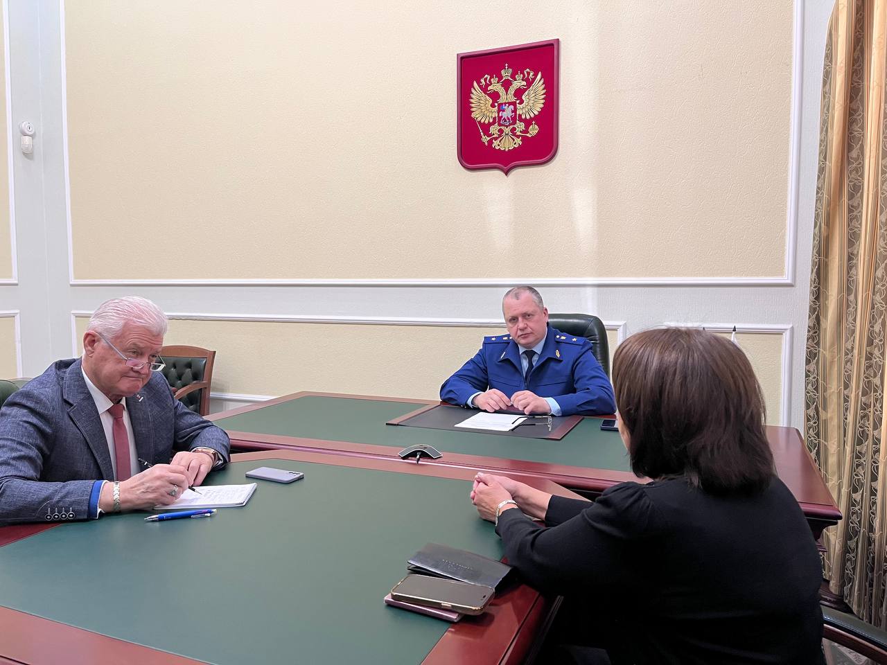 Прокурор области Дмитрий Коданёв провёл приём граждан в приёмной Президента Российской Федерации