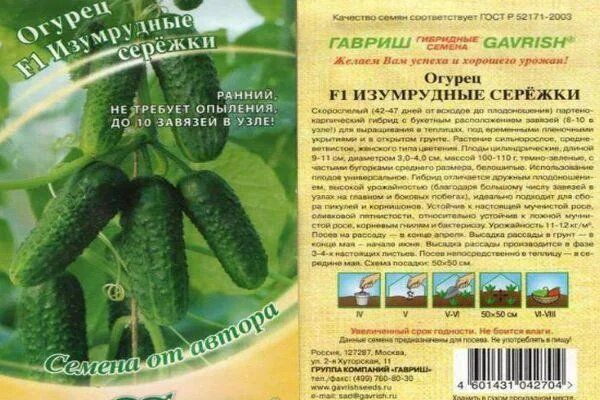 Огурцы Изумрудные Серёжки: идеальный выбор для вашего дачного участка