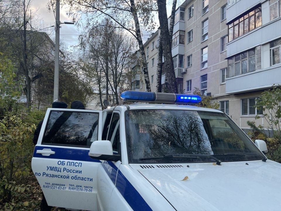 Патрульные полицейские задержали в Рязани на улице Новоселов мужчину, объявленного в федеральный розыск