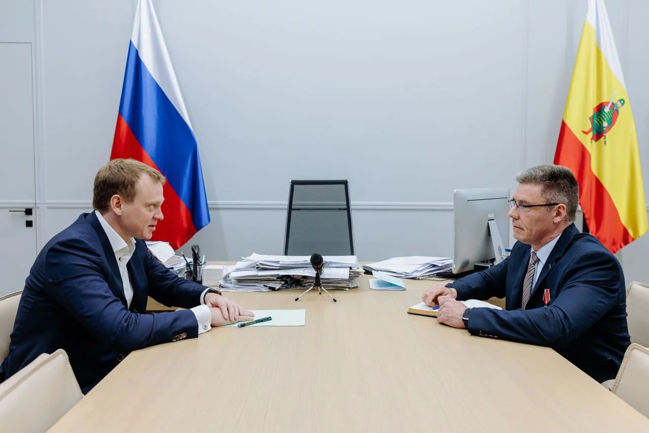 Павел Малков: Встретился с участником программы «ГЕРОИ62» Евгением Ведяшкиным