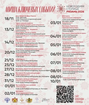 Мэрия представила афишу мероприятий «Новогодней столицы»