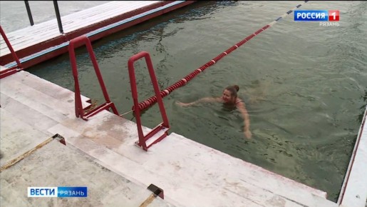 В Рязани прошёл традиционный заплыв моржей