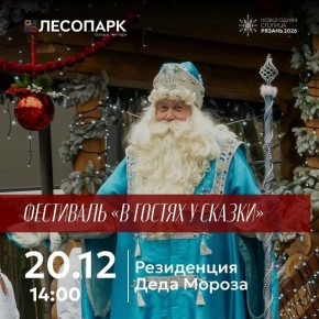 Продолжается цикл предновогодних мероприятий в рамках проекта «Рязань – новогодняя столица 2026»