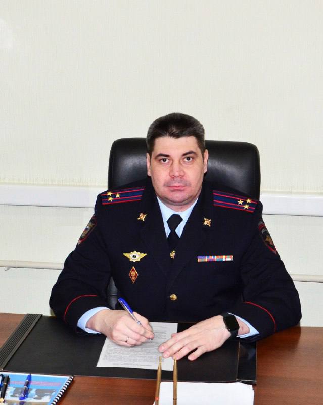 Обращение начальника Отдела МВД России по Октябрьскому району города Рязани полковника полиции Романа Сашина
