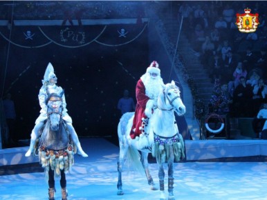 В Рязанском государственном цирке прошла Губернаторская новогодняя ёлка