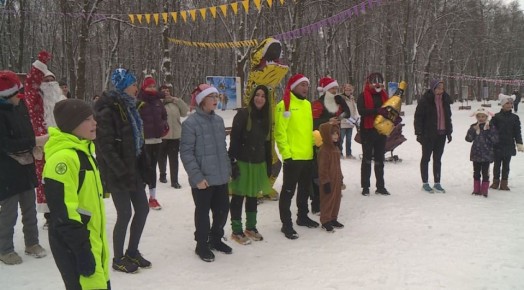 В Рязани прошёл новогодний костюмированный забег