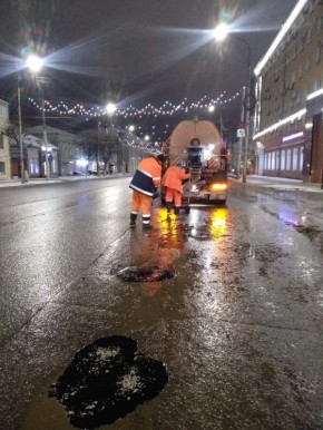 В ночь на 30 декабря в городе работала спецтехника ДБГ