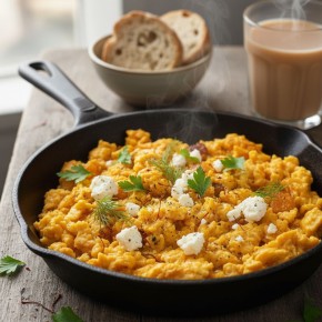 Тыквенная яичница с шафраном: новый взгляд на завтрак