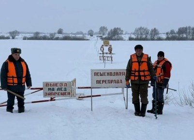 В Шиловском районе открыли ледовые переправы