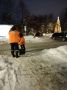 Днем 23 января в областном центре продолжается уборка дорог и тротуаров