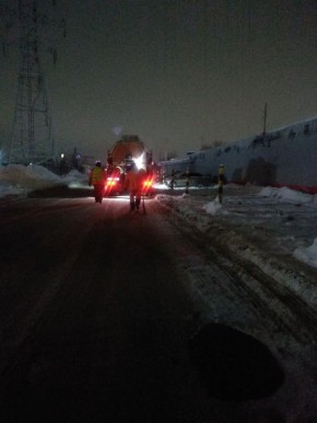 В ночь на 23 января с городских территорий вывозили снег