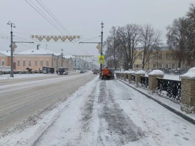Ликвидация последствий снегопада