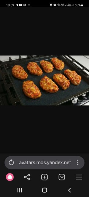 Горячие бутерброды с запечёнными овощами и сыром