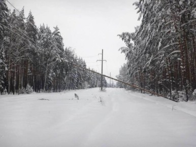 Повторные обрывы проводов произошли на участках в Касимовском и Клепиковском округах, где в середине января уже проходили восстановительные работы