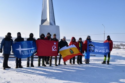 Участников двенадцатого лыжного похода «Линия жизни» встречали 2 февраля в Поярковской школе Михайловского округа