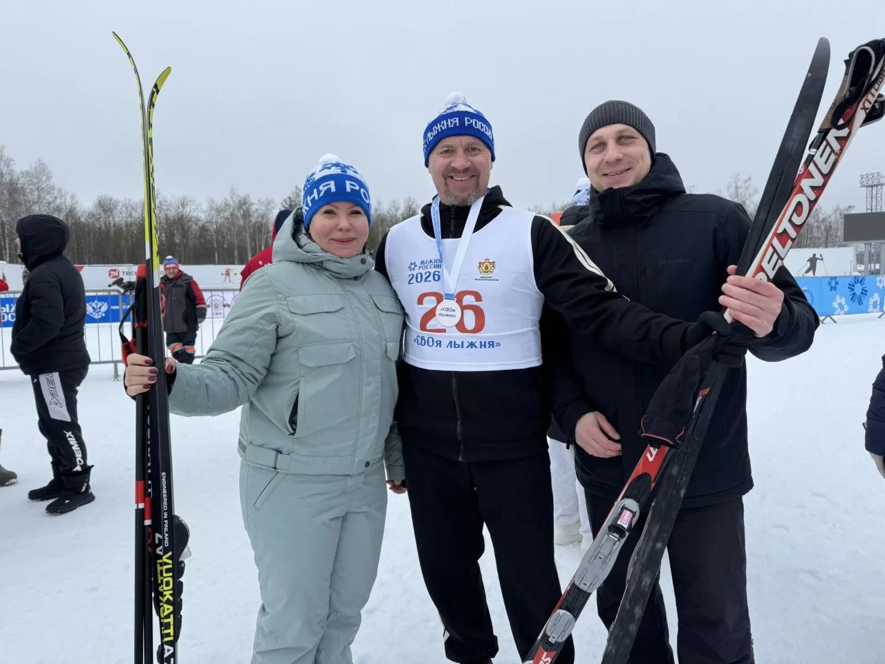 Представители администрации и муниципальных предприятий приняли участие в «Лыжне России-2026» Представители администрации и муниципальных предприятий приняли участие в «Лыжне России-2026»