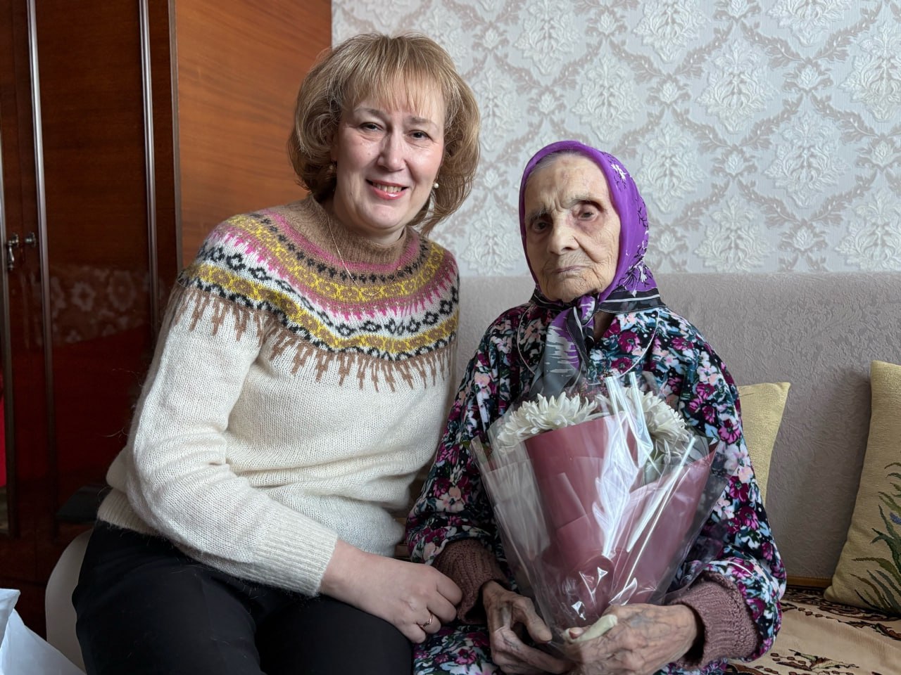 Труженице тыла Квардаковой Ольге Ивановне исполнилось 102 года Труженице тыла Квардаковой Ольге Ивановне исполнилось 102 года