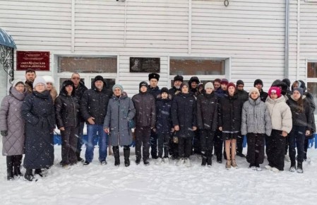 В ОГБОУ «Михайловская школа-интернат» состоялось открытие памятной мемориальной доски погибшему в ходе специальной военной операции выпускнику школы Васину Максиму Юрьевичу