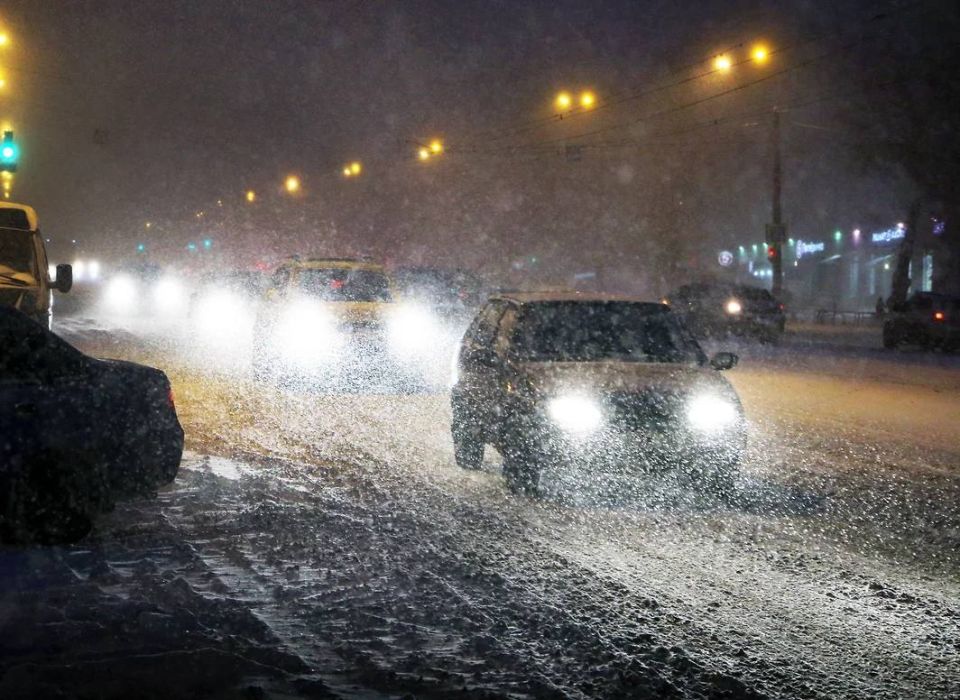 В Самарской области из-за метели ограничено движение на участке трассы M-5