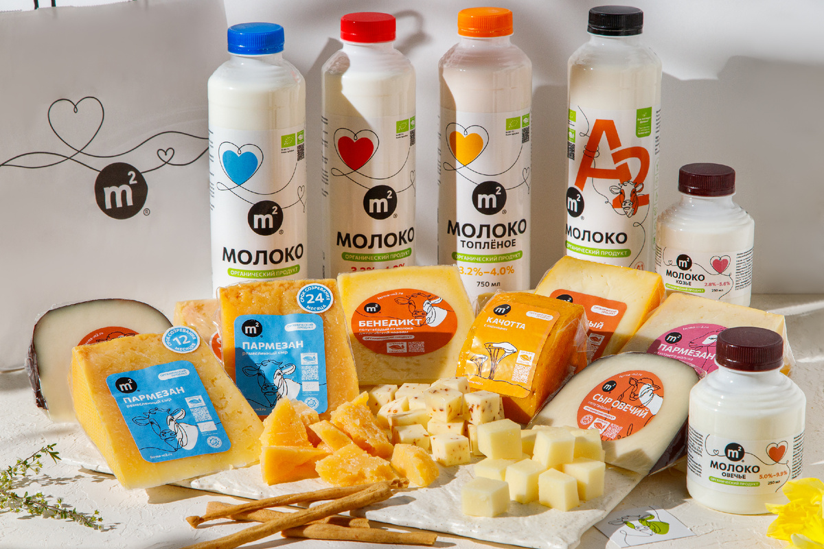 Молочные продукты от Organic: наслаждайтесь качеством от Фермы М2