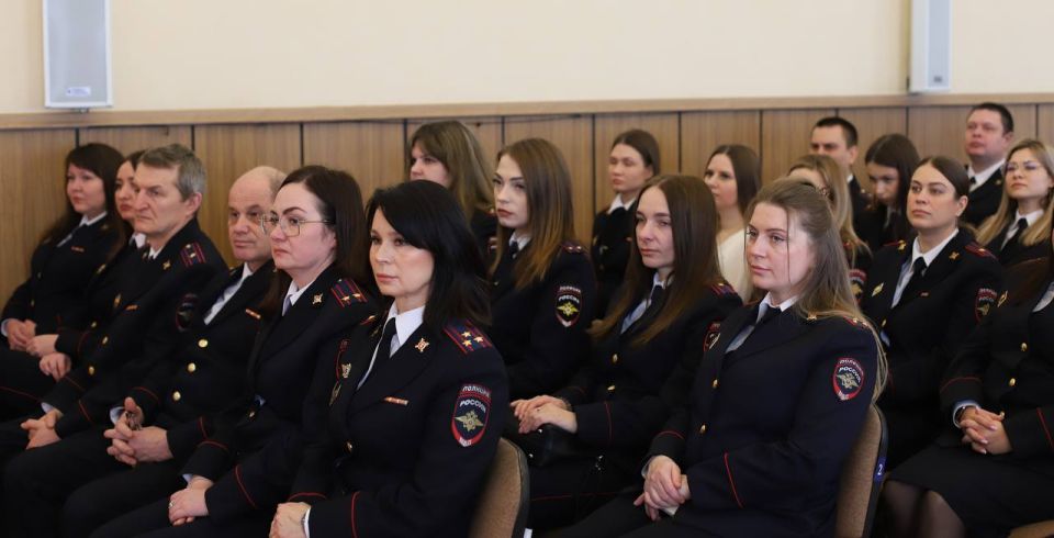 В УМВД России по Рязанской области состоялось торжественное собрание, посвященное Дню образования экспертно-криминалистической службы в системе МВД России