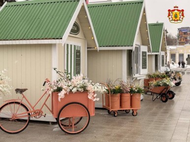 На Рязанской ВДНХ заработал цветочный маркет