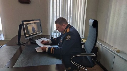 Руководитель следственного управления СК России по Рязанской области Олег Васильев провел личный прием граждан с использованием видеоконференцсвязи