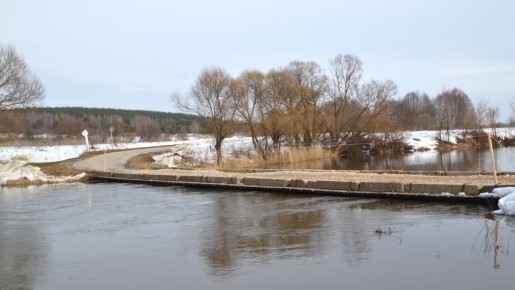 В Сапожковском округе в реке Паре повысился уровень воды