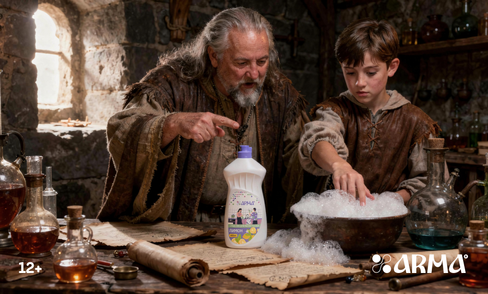 Эволюция средств для мытья посуды