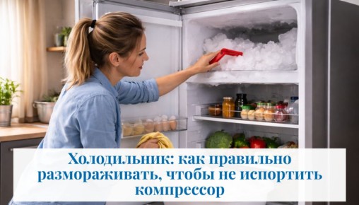 Как правильно размораживать холодильник, чтобы не повредить компрессор