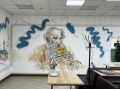 Как Лев Толстой вдохновил новое граффити в кафе