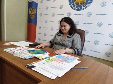 В Рязанской области определили победителей и призеров областного конкурса детских рисунков «Выборы глазами детей»