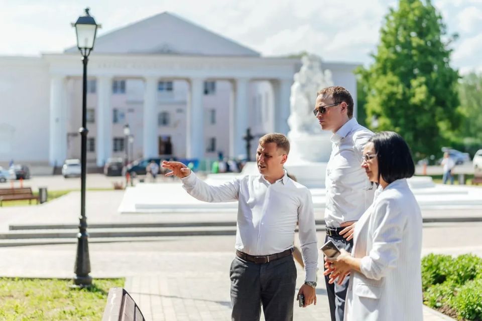 Павел Малков: Посмотрел, как в Скопине идёт благоустройство Павел Малков: Посмотрел, как в Скопине идёт благоустройство