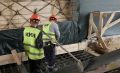 На путепроводе Московского шоссе в Рязани укрепляют подпорные стенки