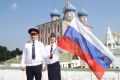 Сотрудники Рязанского СК России приняли участие в праздновании Дня государственного флага России