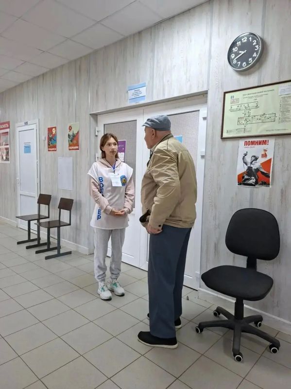 Волонтерская помощь на избирательных участках Волонтерская помощь на избирательных участках