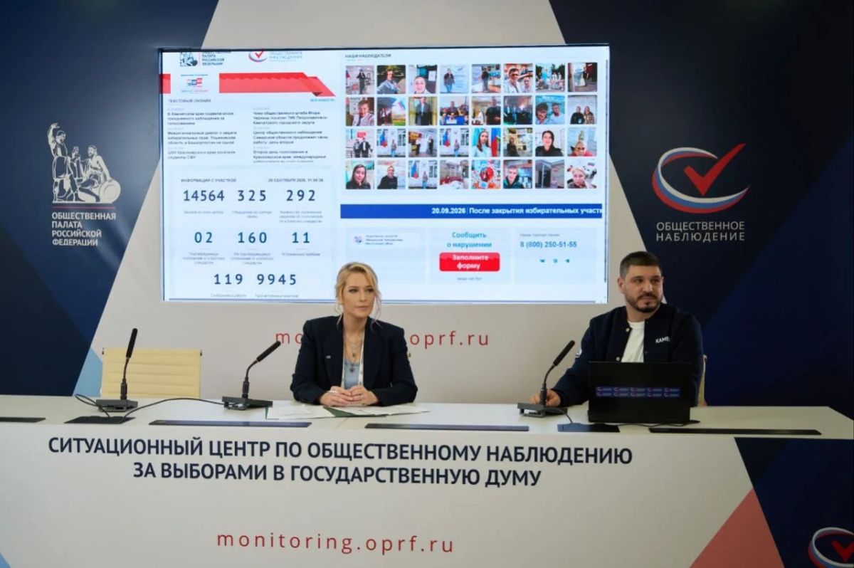 Яна Лантратова: Ознакомилась с работой Ситуационного центра Общественной палаты РФ по наблюдению за голосованием