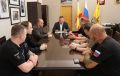 Встретился с народными дружинниками Рязани