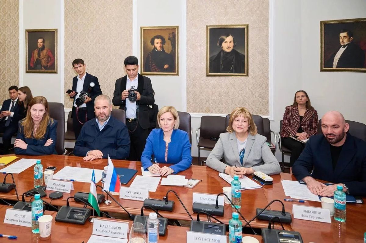 Ольга Любимова: Вместе с Министром культуры Республики Узбекистан Озодбеком Назарбековым провели шестое заседание Подкомиссии по культуре России и Узбекистана Ольга Любимова: Вместе с Министром культуры Республики Узбекистан Озодбеком Назарбековым провели шестое заседание Подкомиссии по культуре России и Узбекистана