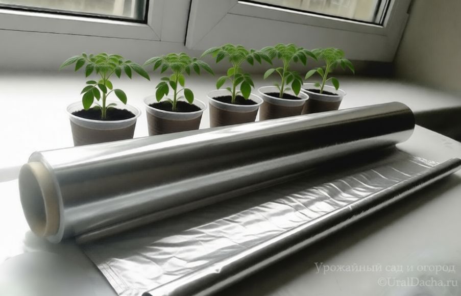 Как пищевая фольга превращает рассаду в крепкие саженцы