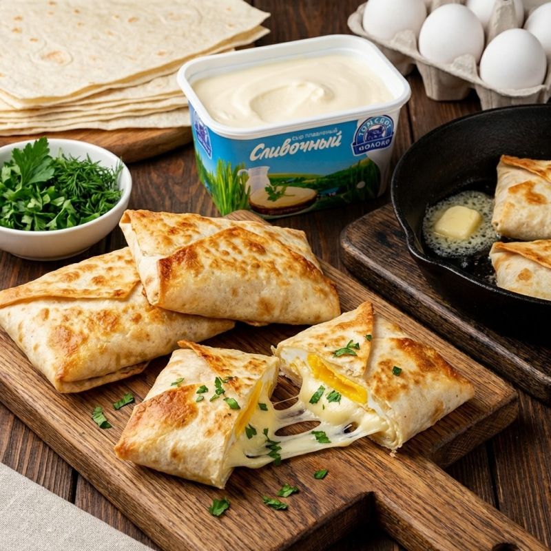 Конвертики с сыром за 5 минут: идеальный перекус для любого времени